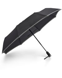 BOSS by HUGO BOSS Parapluie de poche avec bords gris - Noir