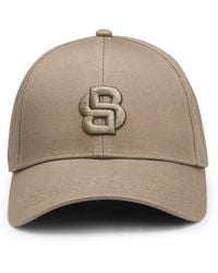 BOSS - Cap Aus Baumwoll-Twill Mit Aufgesticktem Double-B-Monogramm - Lyst