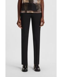 BOSS - Regular-Fit Tapered-Leg Trousers - Lyst
