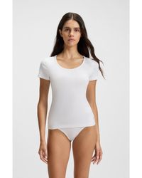 HUGO - Two-Pack Of Underwear T-Shirts - Lyst