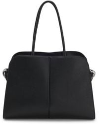BOSS - Faux-Leather Tote Bag With Emed Logo - Lyst