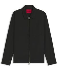 HUGO - Regular-Fit Overhemd Met Dubbelzijdige Rits - Lyst