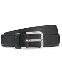 BOSS - Italian-Leather Belt With Pin Buckle - Lyst