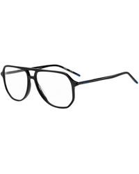 HUGO - Acetate Optical Frames With Tubular Temples - Lyst