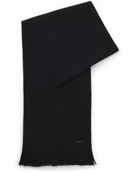 BOSS - Raschel-Knit Scarf - Lyst