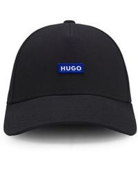 HUGO - Pet Van Katoenen Twill Met Logopatch - Lyst