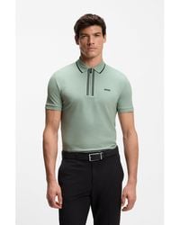 BOSS - Active Slim-Fit Polo Shirt - Lyst