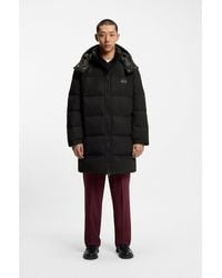 HUGO - Water-Repellent Puffer Coat With Down Filling - Lyst