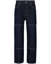 HUGO - Baggy-fit Jeans In Carpenterstijl Van Rinse-washed Denim - Lyst