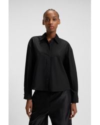 HUGO - Regular-Fit Blouse - Lyst