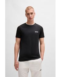BOSS - X Matteo Berrettini Stretch-jersey T-shirt With Signature Details - Lyst