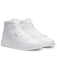 HUGO - High-Top Trainers - Lyst