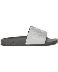 BOSS by HUGO BOSS Flat sandals for Women | Online Sale up to 69% off | Lyst  UK