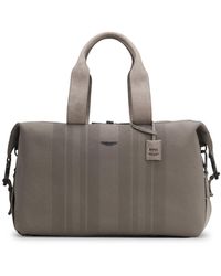 BOSS - X Aston Martin Knitted Holdall With Suede Trims - Lyst