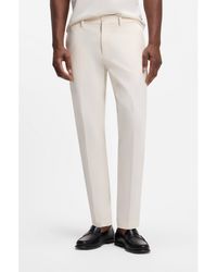 BOSS - Slim-Fit Trousers - Lyst