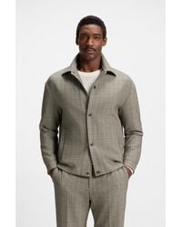 BOSS - Relaxed-Fit Overshirt - Lyst