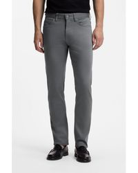 BOSS - Delaware Slim-Fit Trousers - Lyst
