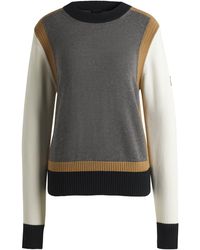 BOSS - Equestrian Regular-Fit Sweater With Colour-Blocking - Lyst