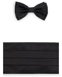 BOSS - Geschenk-Set Mit Fliege Und Kummerbund Aus Seide - Lyst