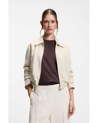 BOSS - Regular-Fit Zip-Up Jacket - Lyst