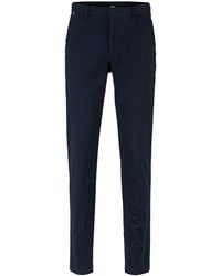 BOSS - Chino Slim en gabardine de coton stretch - Lyst