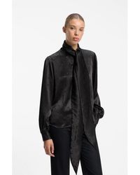 HUGO - Regular-Fit Blouse - Lyst