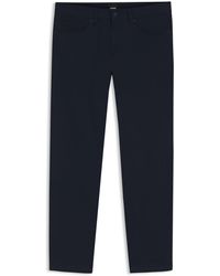BOSS - Delaware Slim-Fit Hose Aus Baumwoll-Mix Mit Twill-Struktur - Lyst