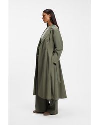 BOSS - Water-Repellent Trench Coat With Belt - Lyst