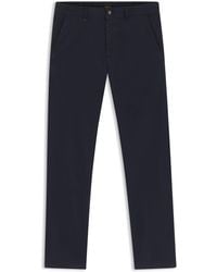 BOSS - Chino Slim en satin de coton stretch - Lyst