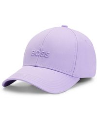 BOSS - Cotton-twill Cap With Embroidered Logo - Lyst