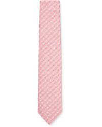 BOSS - Silk-blend Tie With Jacquard Pattern - Lyst