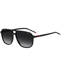 HUGO - Acetate Sunglasses With Double Bridge - Lyst