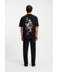 HUGO - Oversized-Fit T-Shirt - Lyst