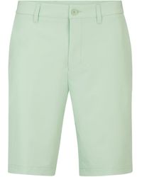 BOSS - Slim-Fit Shorts aus bügelleichtem Vier-Wege-Stretch - Lyst