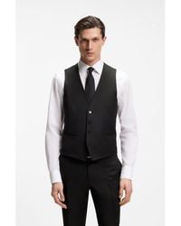 BOSS - One Slim-Fit Waistcoat - Lyst