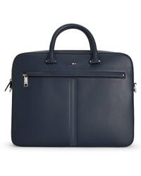 BOSS - Aktentasche Aus Kunstleder Mit Strukturierten Details - Lyst