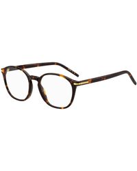 BOSS - Havana-acetate Optical Frames With Gold-tone Hardware - Lyst