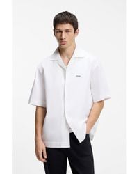 HUGO - Oversized-Fit Shirt - Lyst