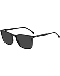BOSS - Acetate Sunglasses With Temple Logo - Lyst