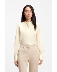 BOSS - Regular-Fit Blouse - Lyst