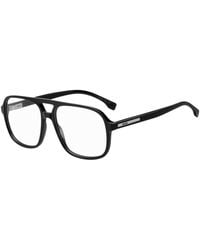 BOSS - Optical Frames With Logo Plaque And Double Bridge - Lyst
