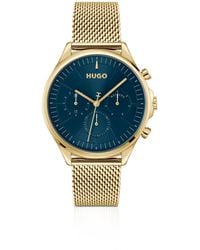 HUGO - Tone Watch With Dial - Lyst