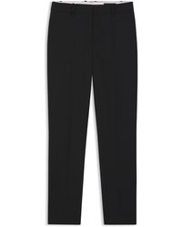 BOSS - Regular-Fit Hose Aus Italienischer Schurwolle Mit Konischem Beinverlauf - Lyst