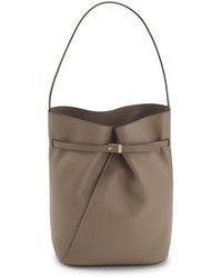 BOSS - Leather Bucket Bag With-Tone Hardware - Lyst