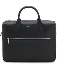 BOSS - Grained Document Case With Logo Lettering - Lyst