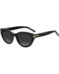 BOSS - Acetate Sunglasses With-Tone Trims - Lyst