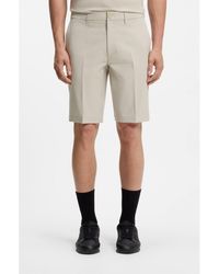 BOSS - Slim-Fit Shorts - Lyst