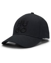 HUGO - Black Men's Hats And Gloves - Lyst