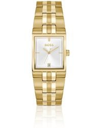 BOSS - Strivo-Tone Watch With Stripe Detail - Lyst