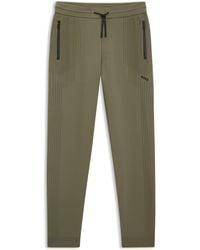 BOSS - Active Regular-Fit Trainingsbroek Met Jacquardstrepen - Lyst